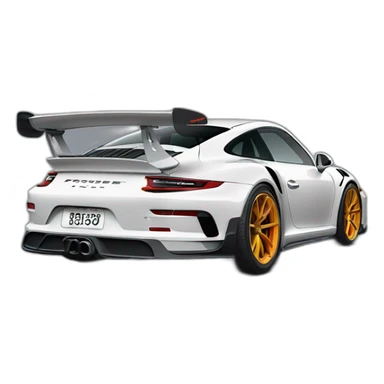 Porsche 911 type 992 gt3 rs sticker