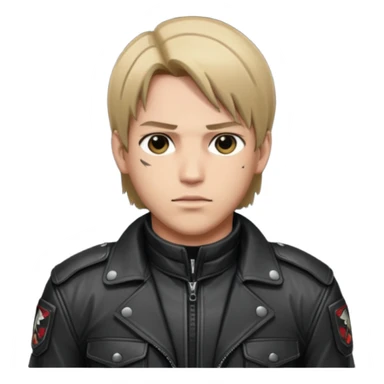 Resident evil leon Kennedy game 4 sticker