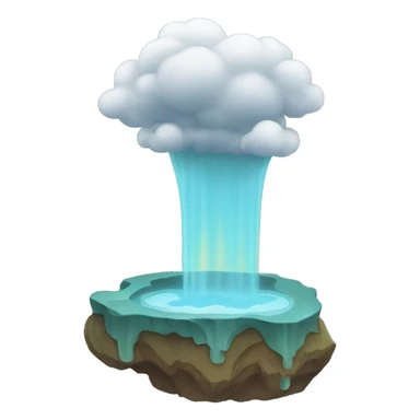 Geyser with vapor sticker