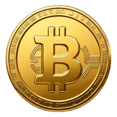 Bitcoin coin emoji sticker
