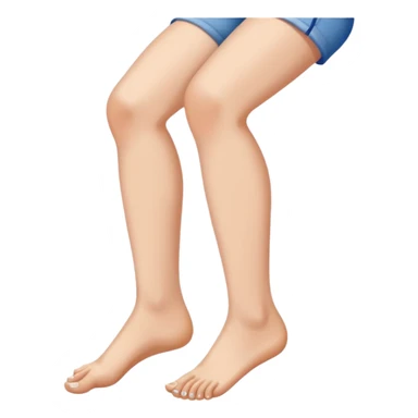 A women standing with her fot and big toe pressed against a wall, for rehab purposes sticker