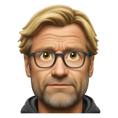 Klopp dizzy head sticker