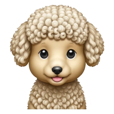 Perro caniche sticker