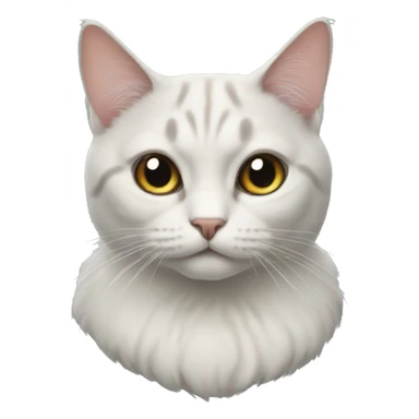 cat that looks like puffy parwani sticker