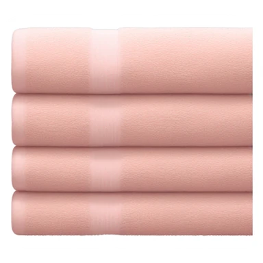 Light pink stacked towels sticker