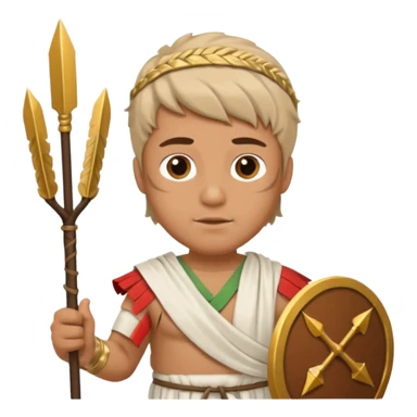 man with eros clothes and arrows sticker