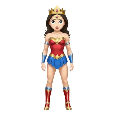 Wonder Woman full body pose sticker