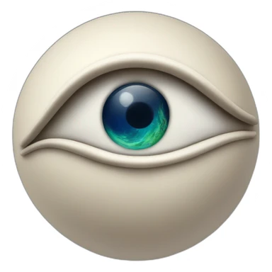 planet earth with an Eye of Horus sticker