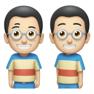 Doraemon and Nobita sticker
