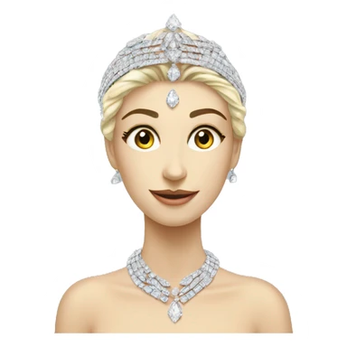 Collier avec des diamants  sticker