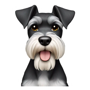Schnauzer mini black sticker