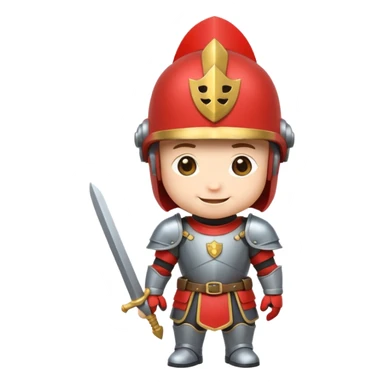 castle-guard, chibi full body sticker