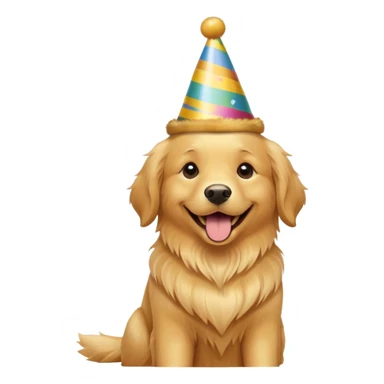 Golden Retriever Golden  birthday  sticker