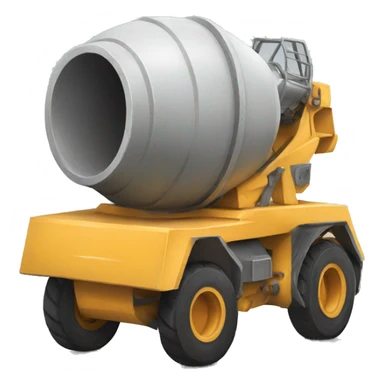 Concrete mixer sticker