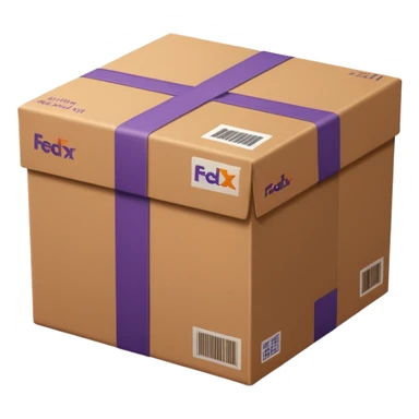 FedEx delivery parcel sticker
