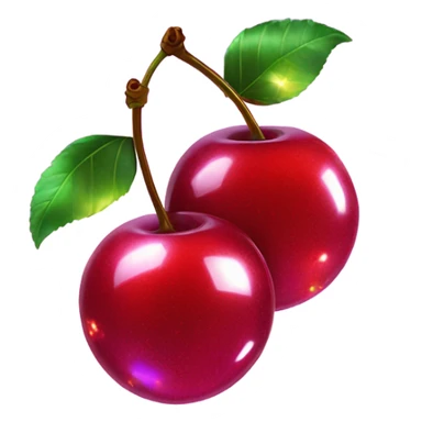 2 Disco ball cherries  sticker
