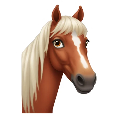a red appaloosa horse  sticker