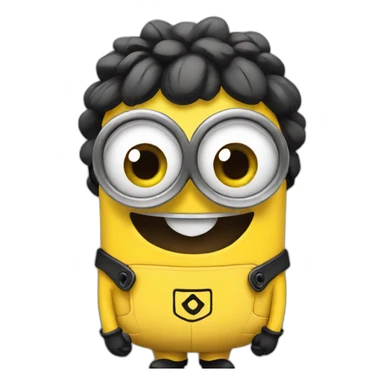 minion-black sticker