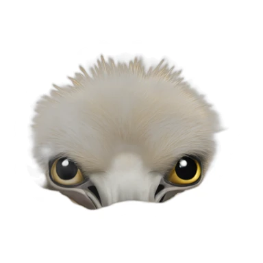 ostrich head in sand sticker