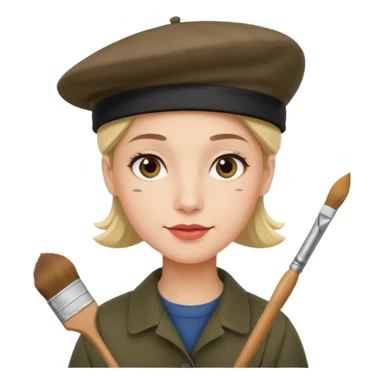 Austrian painter sticker