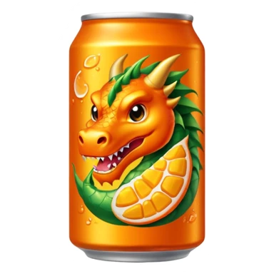 Création d’une canette de fanta saveur mangue fruit du dragon sticker
