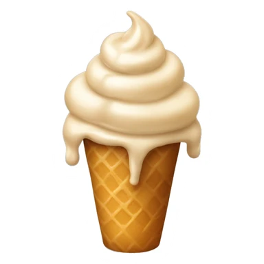 beige sundae sticker