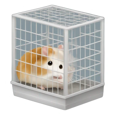 Hamster cage sticker