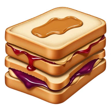 peanut butter and jelly sticker