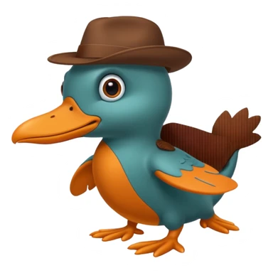 Perry the platypus sticker