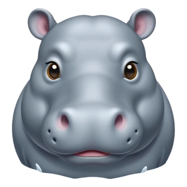 hippopotamus sticker