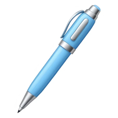 Light blue nice pen sticker