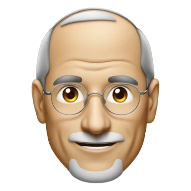 Steve Jobs is smiling sticker