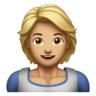 Muscleman's mom sticker