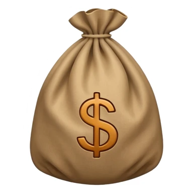 money bag emoji with £ sign sticker