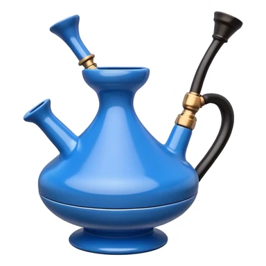 Blue modern Hookah bowl sticker