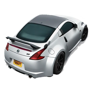 350z drift tuning grey sticker