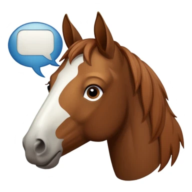 Horse saying I'm stefan sticker
