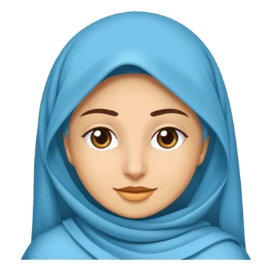 Mavi yuvarlağın içinde beyaz tik sticker