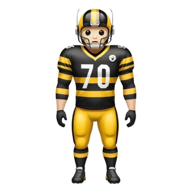 Steelers bumblebee uniform sticker