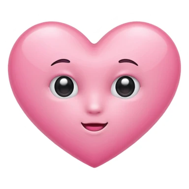 Pink hot emoji cute sticker