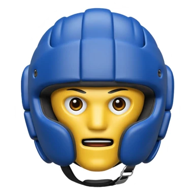 MMA headgear object icon, protective sparring helmet, padded texture, 3D cartoon, mobile game icon style, centered, clean background, no text, no watermark sticker