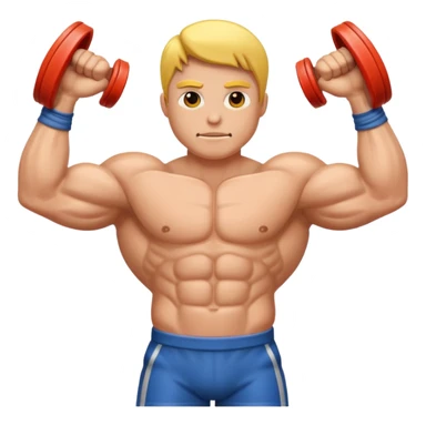 muscles sticker