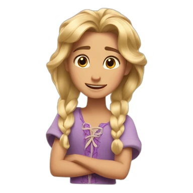 Disney tangled sticker