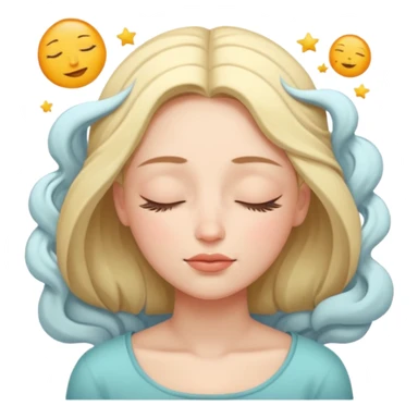 mujer soñando sticker