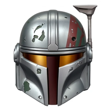 the mandalorian helmet sticker