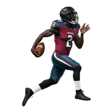 deebo samuel dropping a football  sticker