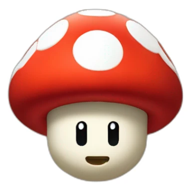Mario bros les champignons sticker