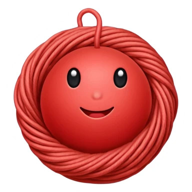 red ball of yarn sticker