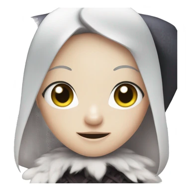 whitch with kuromi sticker