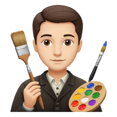 Austrian painter sticker